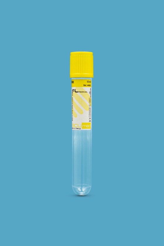 Elysium vákuumos vizeletgyűjtő készlet - Vákuumos vizeletgyűjtő készlet - Vizeletgyűjtő pohár standard és borsavas vizeletminta-vevő csővel