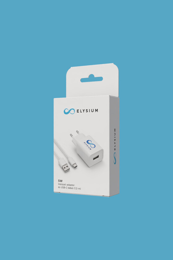 Elysium vérnyomásmérő - Vérnyomásmérő - 1 db - USB-C kábel és hálózati adapter