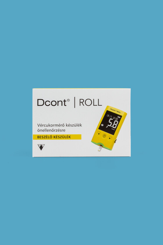 Dcont vércukorszintmérő készlet - Vércukorszintmérő készlet lejárati idővel - Dcont Roll vércukorszintmérő készlet - 2029-04-30