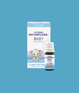 Elysium Naturflora Baby cseppek étrend-kiegészítő szuszpenzió 100 millió CFU Lactobacillus reuteri (UBLRu-87) spórával - 5 ml - 1 db