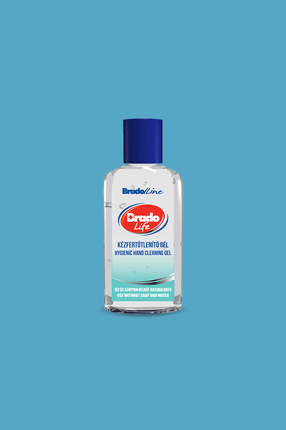 Bradolife kézfertőtlenítő gél - Illatmentes - 50 ML - 1 db