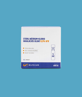 Elysium steril nátrium-klorid oldat 0,9% V/V - Nátrium-klorid oldat - Inhalációs oldat - 20 x 5 ml