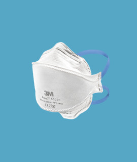 3M Aura 9320+ FFP2 szelep nélküli - Arcmaszk - 20 db - Fehér