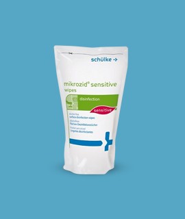 mikrozid® sensitive wipes Jumbo fertőtlenítő kendő utántöltő - 200 lap/csomag - 1 db