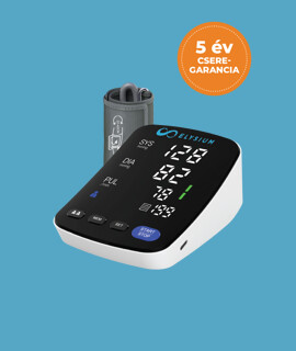 Elysium E6 felkaros magyarul beszélő vérnyomásmérő (mandzsetta: 22-42 cm) - 1 db