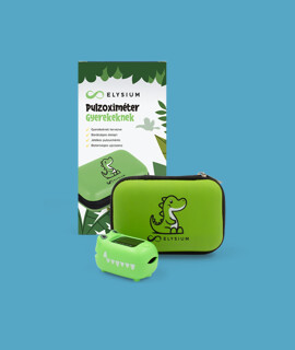 Elysium pulzoximéter gyerekeknek - Krokodil - 1 db