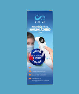 Fociláz - Elysium TP700 (UFR201) infravörös fül- és homloklázmérő + Focilabda