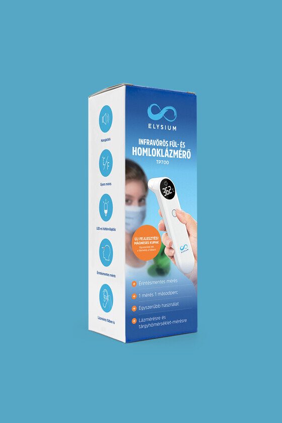 Elysium lázmérő - Lázmérő többféle típussal - TP700 (UFR201) infravörös fül- és homloklázmérő