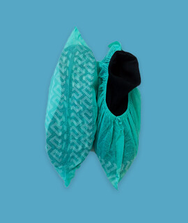 Csúszásgátlós cipővédő - Cipővédő - 100 db - Zöld