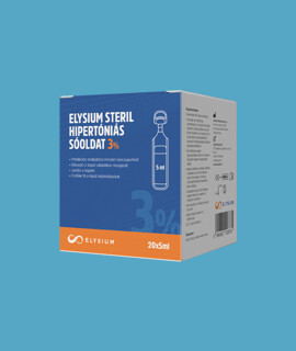Elysium steril nátrium-klorid oldat - Nátrium-klorid oldat - Hipertóniás sóoldat - 3% - 20 x 5 ml