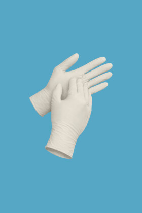 Sempermed latex comfort púdermentes vizsgálókesztyű - Latex kesztyű - 100/90 db - Fehér - XL