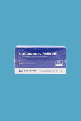 Elysium steril alkoholos törlőkendő 70%-os izopropil-alkohollal - Fertőtlenítő kendő - 100 db