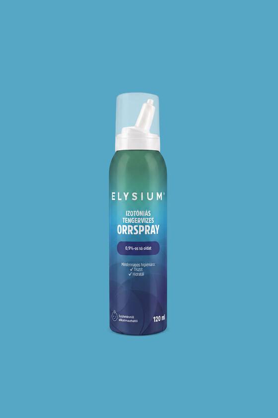 Elysium orrspray - Orrspray - Izotóniás tengervizes orrspray - 0,9% - 120 ml