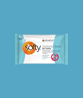 Softy Disinfectant felületfertőtlenítő törlőkendő - 40 lapos - 1 db