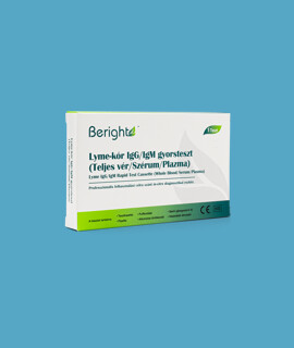 ALLTEST Beright Lyme-kór IgG/IgM gyorsteszt - 1 db tesztkészlet (ujjbegyvérből) - Lejárati idő: 2025-05-31 - 1 db