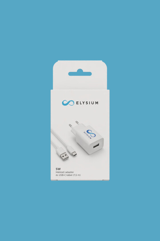 Elysium vérnyomásmérő - Vérnyomásmérő - 1 db - USB-C kábel és hálózati adapter
