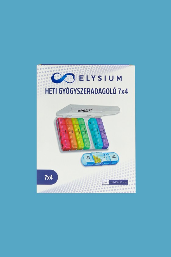 Elysium gyógyszeradagoló - Gyógyszeradagoló - Heti gyógyszeradagoló - 7x4