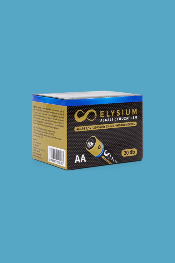 Elysium alkáli elem - Elem - 20 db - Ceruzaelem (AA)