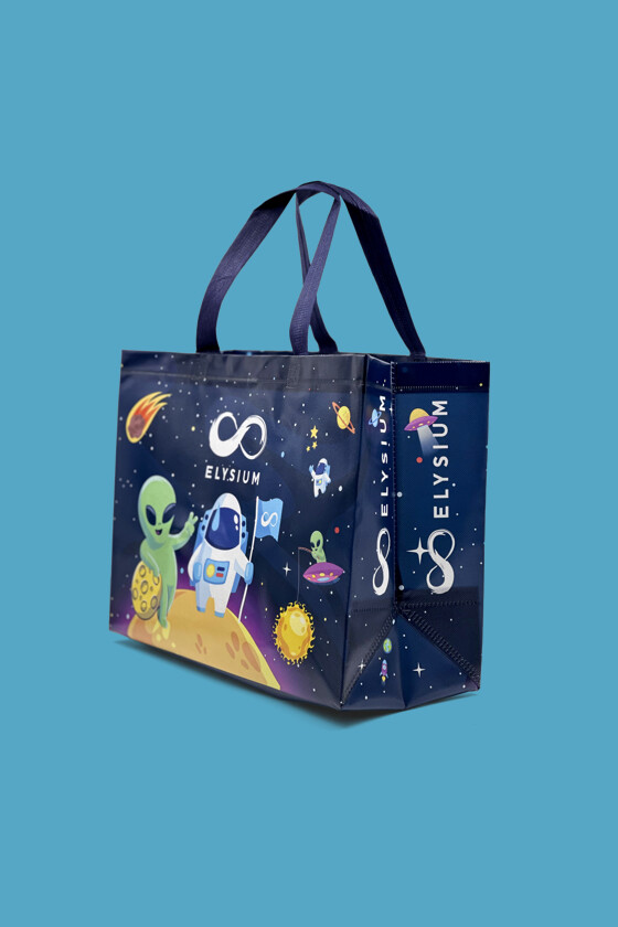 Elysium bevásárlótáska - Bevásárlótáska - Űrhajós - 40 x 30 x 17 cm