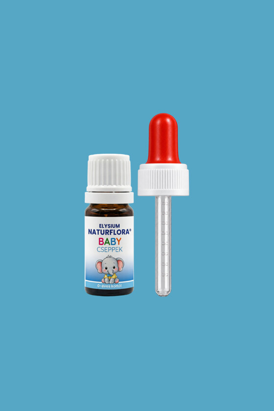 Elysium Naturflora belsőleges szuszpenzió - Belsőleges szuszpenzió - 1 doboz - Naturflora Baby cseppek - 5 ml