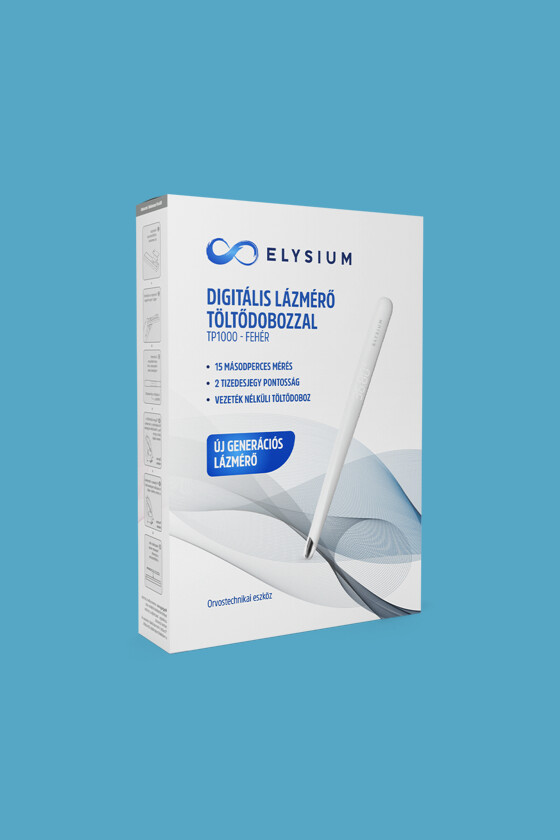 Elysium lázmérő - Lázmérő többféle típussal - TP1000 digitális lázmérő - fehér