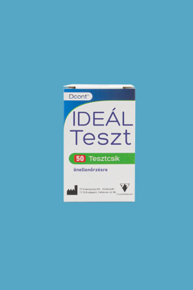 Dcont vércukorszintmérő tesztcsík - Vércukorszintmérő tesztcsík lejárati idővel - Dcont Ideál tesztcsík - 50 db - 2027-01-28