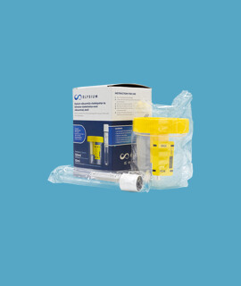 Elysium vákuumos vizeletgyűjtő készlet - Vákuumos vizeletgyűjtő készlet - Vizeletgyűjtő pohár borsavas vizeletminta-vevő csővel