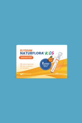 Elysium Naturflora belsőleges szuszpenzió - Belsőleges szuszpenzió - 1 doboz - Naturflora Kids (narancsos) - 20 x 5 ml