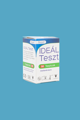 Dcont Ideál vércukorszintmérő tesztcsík - 50 db - 1 doboz