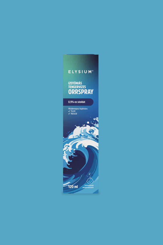 Elysium orrspray - Orrspray - Izotóniás tengervizes orrspray - 0,9% - 120 ml