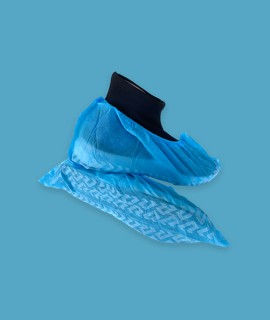 Csúszásgátlós cipővédő - 100 db - Kék