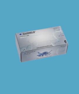 duoSHIELD LPS 240 latex, púderes, fehér orvosi vizsgálókesztyű - 100 db - XL - Fehér