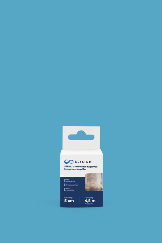 Elysium steril, latexmentes, rugalmas kompressziós pólya - Rugalmas pólya - 5 cm x 4,5 m
