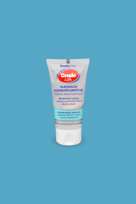 Bradolife alkoholos kézfertőtlenítő gél tubusos - 50 ml - 1 db