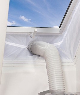 Elysium AirLock univerzális tetőablak-szigetelő függöny mobilklímához - Szigetelő függöny - 230 x 40 cm