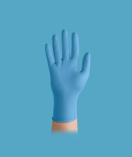 Gripzzly munkavédelmi nitril kesztyű - Nitril kesztyű - Kék - XL