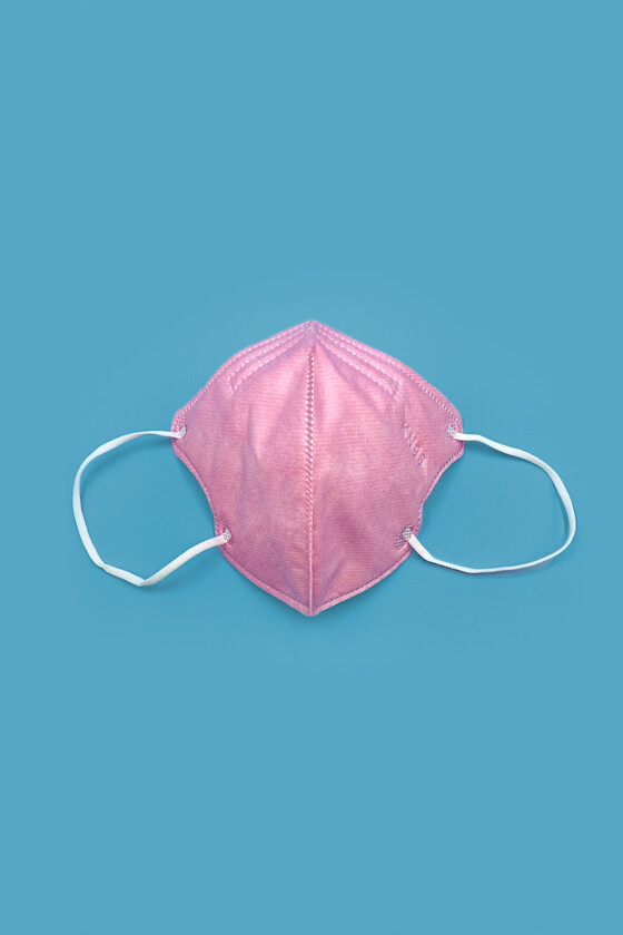 FFP2 (N95/KN95) 5 rétegű gyerekmaszk - FFP2 gyerekmaszk - 2 db - Pink - Szelep nélküli