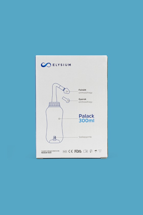 Elysium szelepes orrmosó - Orrmosó - Szelepes orrmosó - 300 ml - Kék