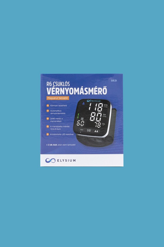 Elysium vérnyomásmérő - Vérnyomásmérő - 1 db - R6 csuklós