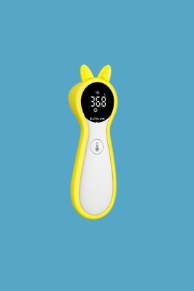 Elysium TP600 érintésmentes infravörös digitális lázmérő szilikon tokkal - Sárga - 1 db