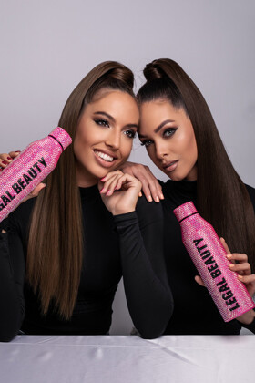 Las Vegas dupla falú, rozsdamentes, acél termosz - Rózsaszín/fekete - 480 ml