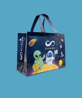 Elysium űrhajós bevásárlótáska - 40 x 30 x 17 cm - 1 db
