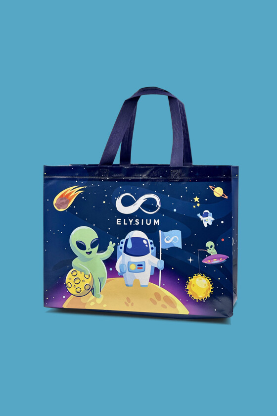 Elysium bevásárlótáska - Bevásárlótáska - Űrhajós - 40 x 30 x 17 cm
