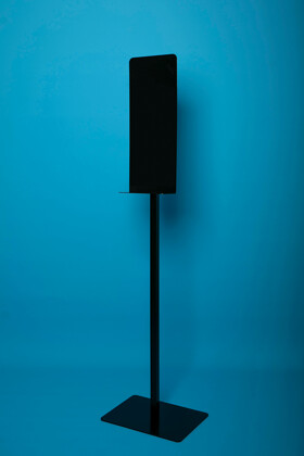 Egyedi fekete állvány Elysium kézfertőtlenítő adagolóhoz - fekete