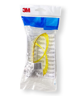 3M SecureFit SF203AF-EU védőszemüveg - sárga - Védőszemüveg - 1 db - Sárga