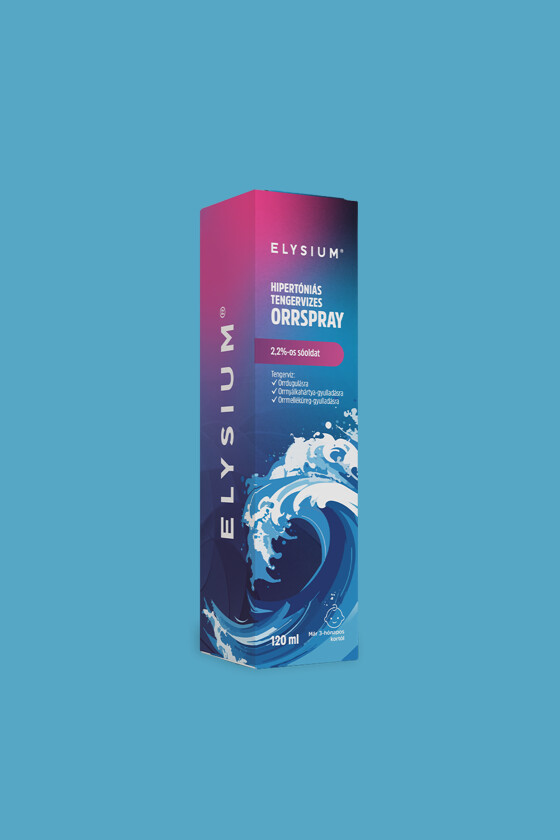 Elysium orrspray - Orrspray - Hipertóniás tengervizes orrspray - 2,2% - 120 ml