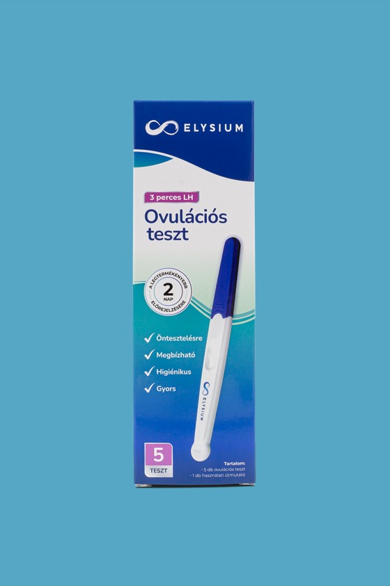 Elysium ovulációs teszt - LH 30 mIU/ml - 5 db - 1 doboz