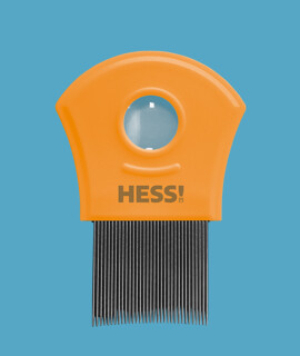 HESS! Fejtetű és serke ellen - Fejtetű és serke ellen - Fém tetűfésű nagyítóval PP foglalatban