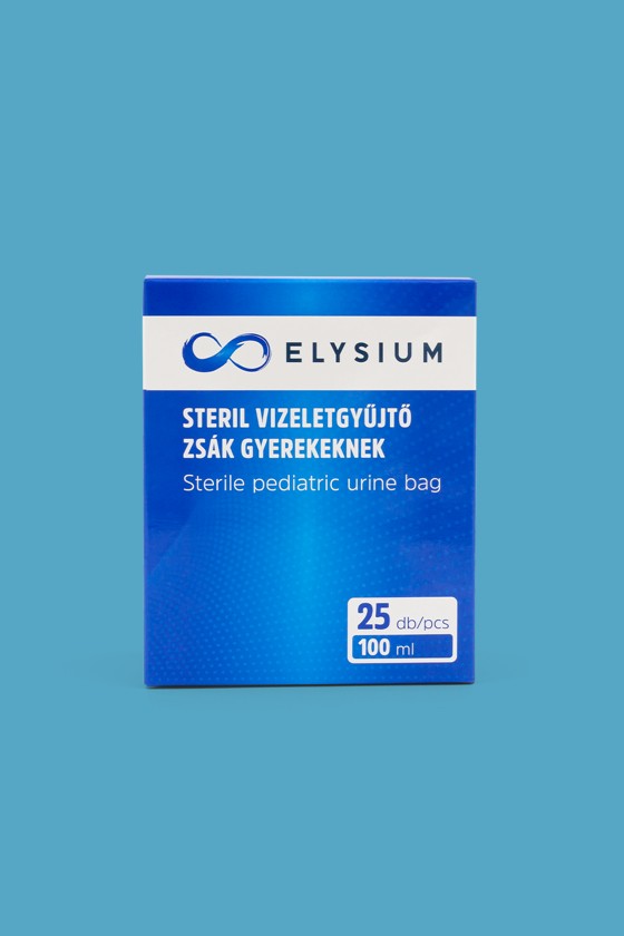 Elysium steril vizeletgyűjtő zsák - Vizeletgyűjtő zsák - 1 db - Steril vizeletgyűjtő zsák gyerekeknek - 100 ml