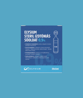 Elysium steril izotóniás sóoldat - 0,9% - 20 x 5 ml - 1 doboz